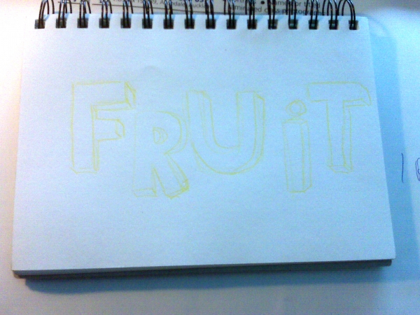 Creation of Fruit: Step 1